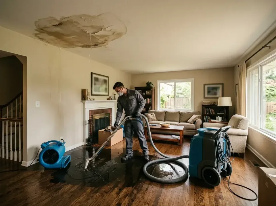 attic-pipe-burst-ceiling-drip-008 — frequently asked questions, Water Damage Restoration & Carpet Care in McLendon-Chisholm,…